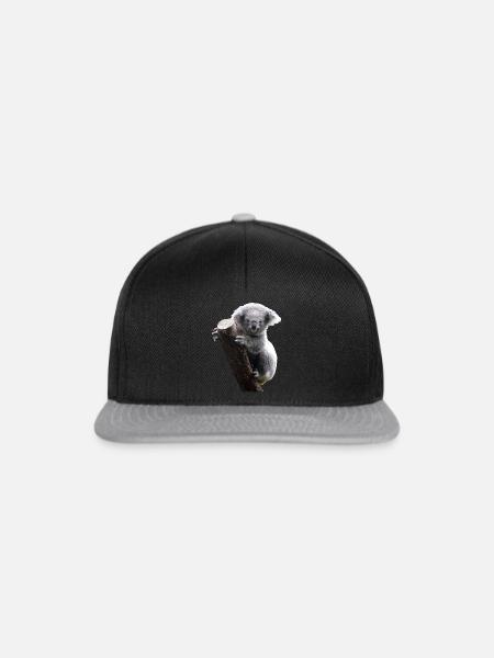 Koala - Snapback Cap - Schwarz/Grau
