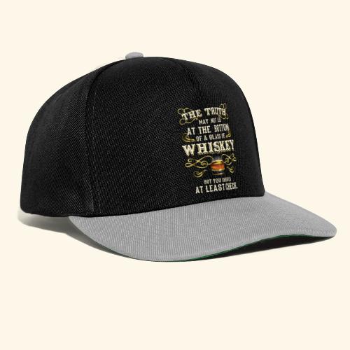 The Truth Glass of Whisky - Snapback Cap