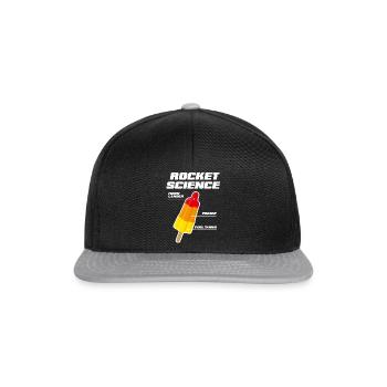 Rocket science popsicle science de fusée - Casquette snapback - noir/gris - Devant