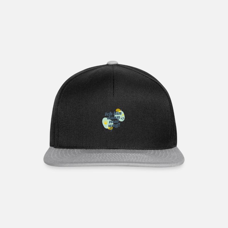 Ich bin dann mal weg - Buen Camino - Jakobsweg - Snapback Cap - Schwarz/Grau