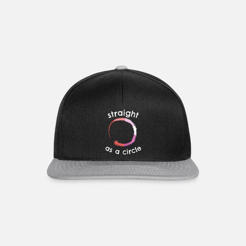 Straight Lesbian - Snapback Cap - Schwarz/Grau