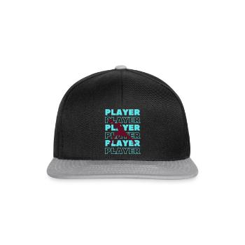 Basketball - Player - Snapback Cap - Schwarz/Grau - Vorne