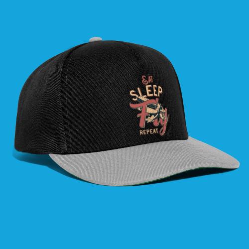 Eat Sleep Fly and repeat - Snapback Cap
