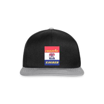 Croatia Zagreb - Snapback Cap - Schwarz/Grau - Vorne