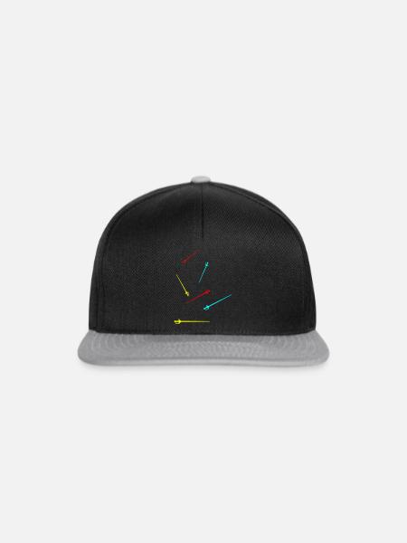 Fechten Schwert - Snapback Cap - Schwarz/Grau