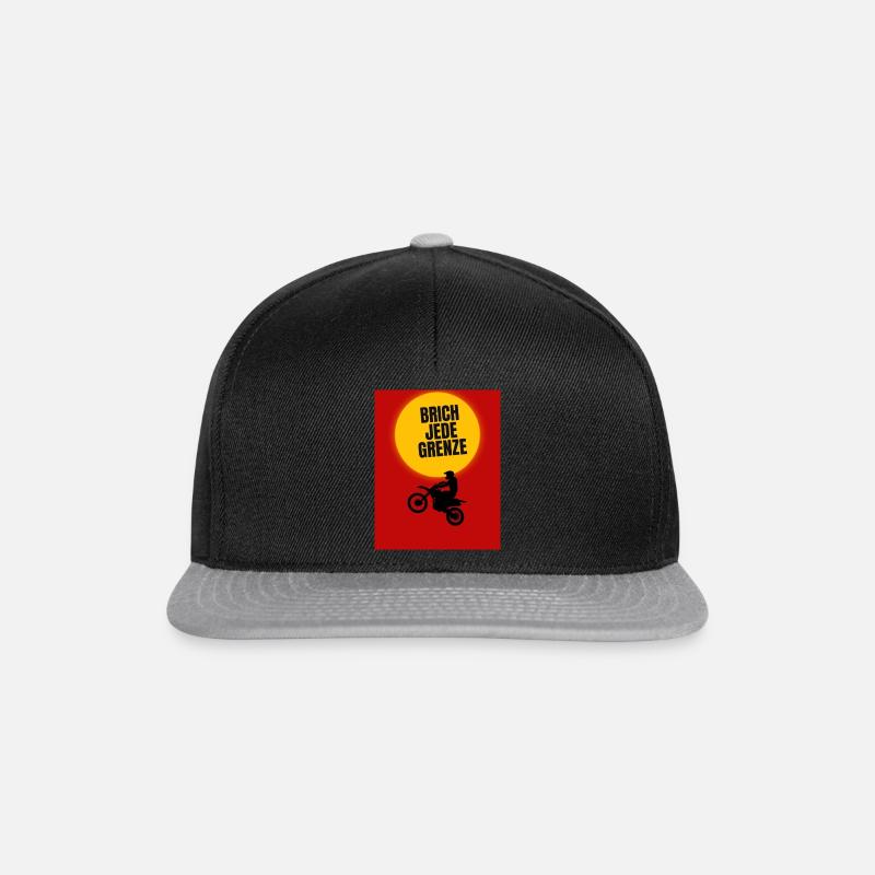 Freiheit - Snapback Cap - Schwarz/Grau