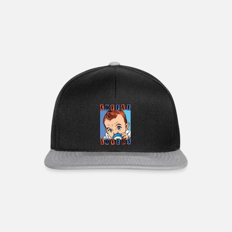Baby Coffee - Snapback Cap - Schwarz/Grau