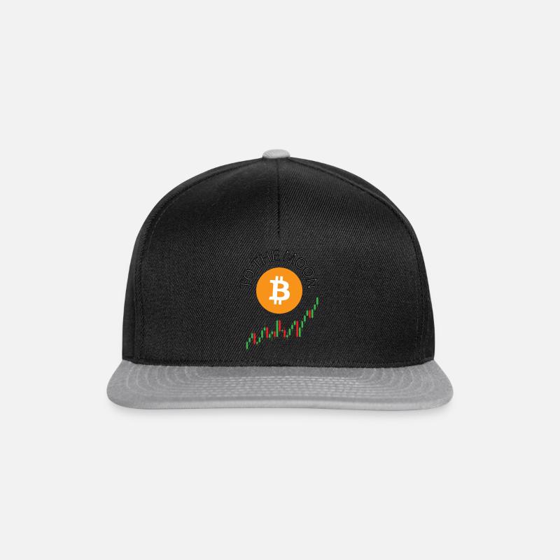 TO THE MOON - Snapback Cap - Schwarz/Grau