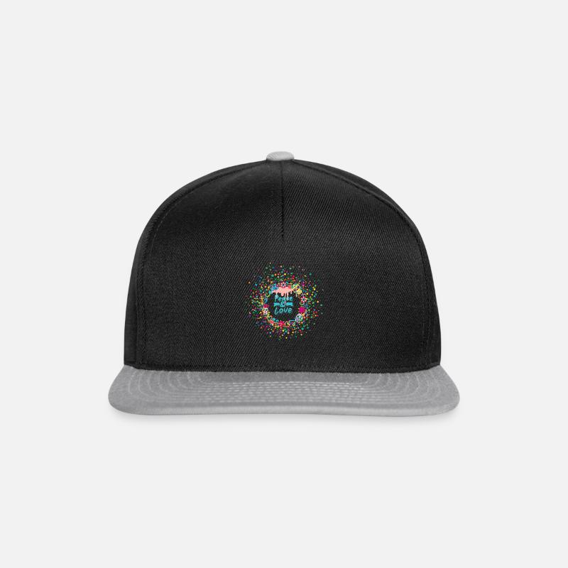 Happiness - Snapback Cap - black/grey