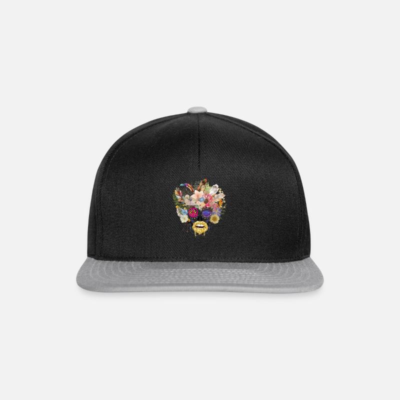 Released - Casquette snapback - noir/gris