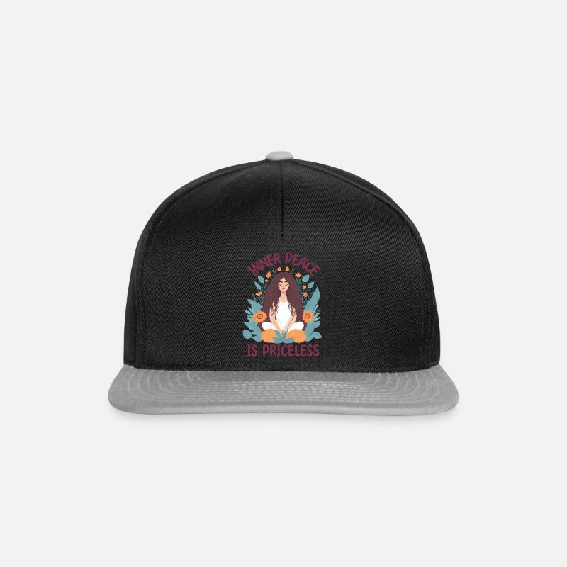Paix intérieure - Casquette snapback - noir/gris