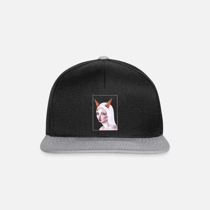 Anime Design - Snapback Cap - Schwarz/Grau