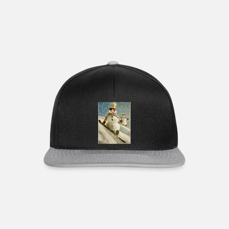 Powder Pals - Snapback Cap - Schwarz/Grau