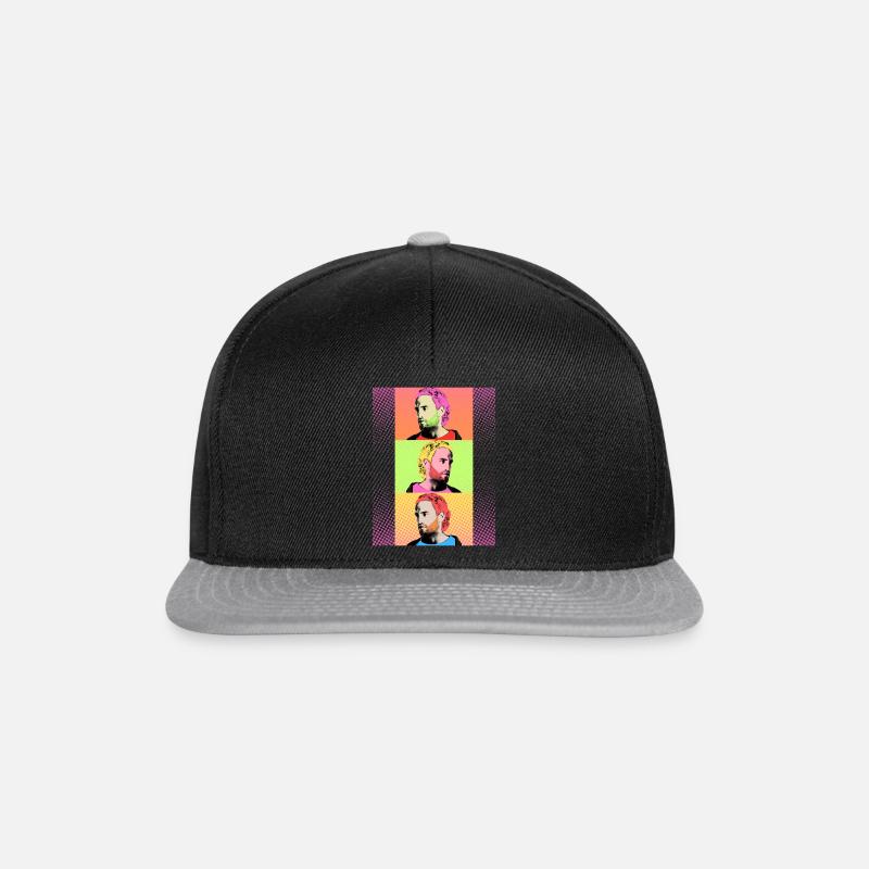 The Popart Dude - Snapback Cap - Schwarz/Grau