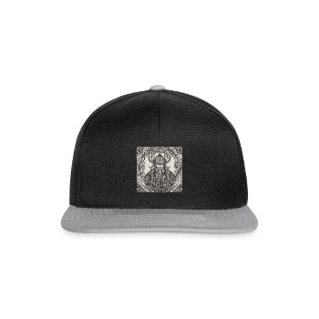 Œuvres d’art vikings - Casquette snapback - noir/gris - Devant