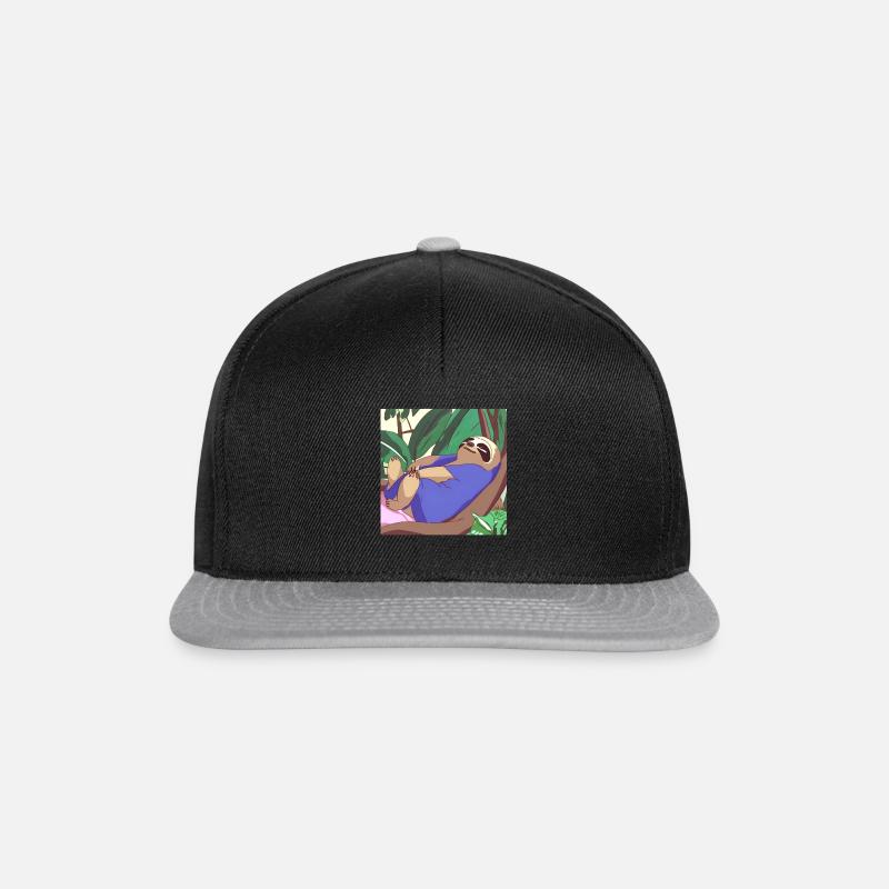 9Sloth Relaxation Mode - Snapback Cap - black/grey