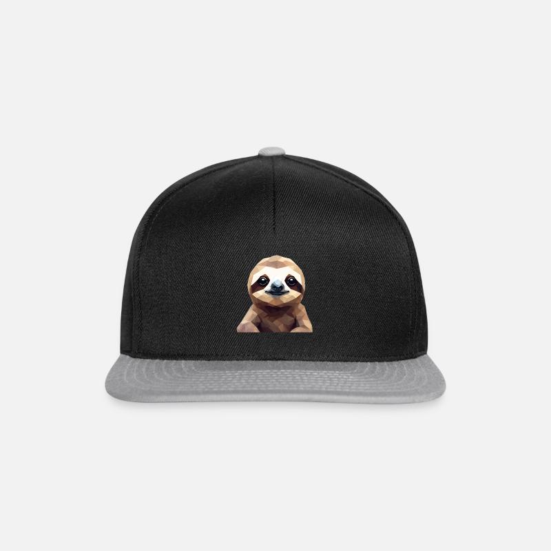 Modern Sloth - Snapback Cap - black/grey