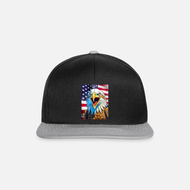 Adler - Snapback Cap - Schwarz/Grau