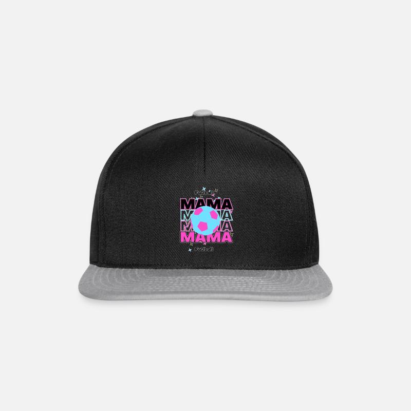 FuBball Mama - Snapback Cap - Schwarz/Grau
