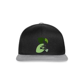 Koch Kochen Kochkunst - Snapback Cap - Schwarz/Grau - Vorne