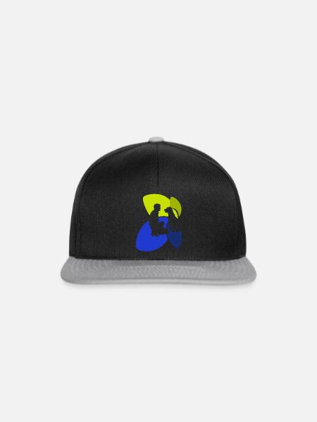 Hundeschule Hundeerzieher - Snapback Cap - Schwarz/Grau