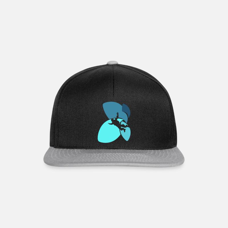 Skydiving Adrenalin Parachuting - Snapback Cap - Schwarz/Grau
