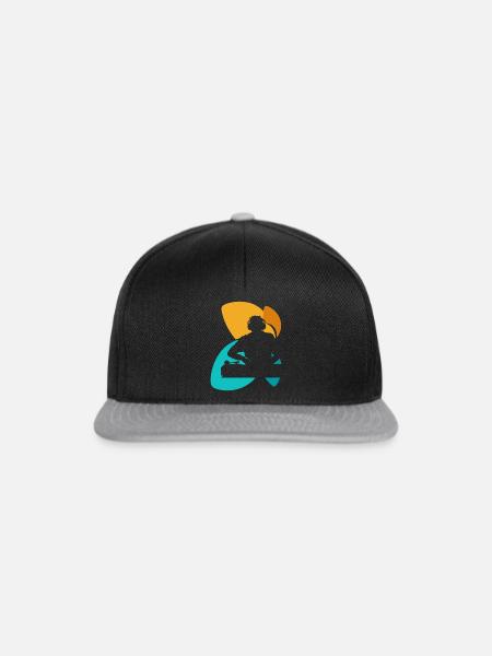 Djing DJ - Snapback Cap - Schwarz/Grau