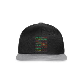 Love - Cohesion, You and Me - Snapback Cap - black/grey - Front