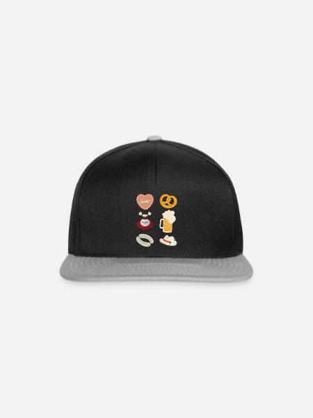 O´Zapft is! - Snapback Cap - Schwarz/Grau