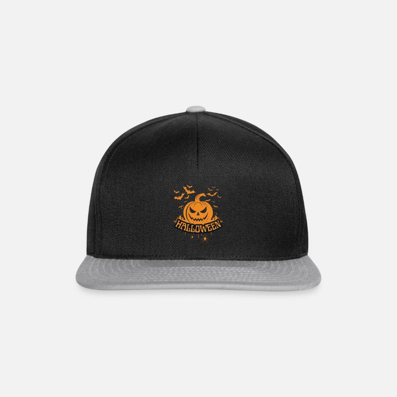 Halloween - Snapback Cap - Schwarz/Grau