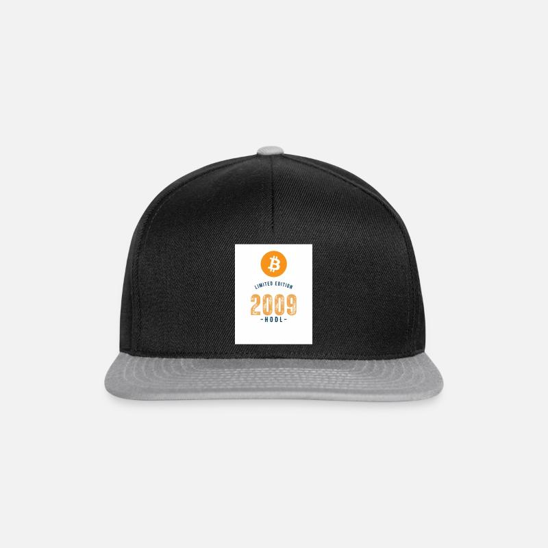 2009 Bitcoin corrige cela - Casquette snapback - noir/gris