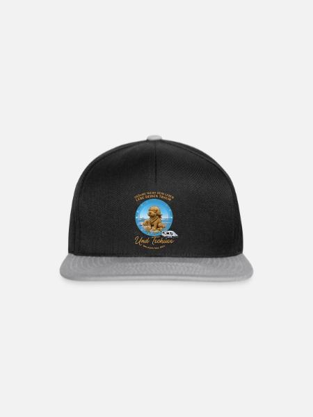 Und Tschüss - Snapback Cap - Schwarz/Grau