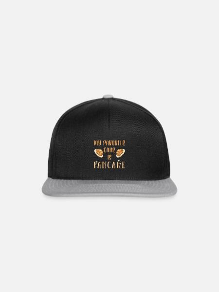 Pfannkuchen - Snapback Cap - Schwarz/Grau