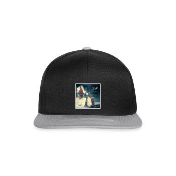 Clowns Snowboard dans les Alpes suisses - Casquette snapback - noir/gris - Devant