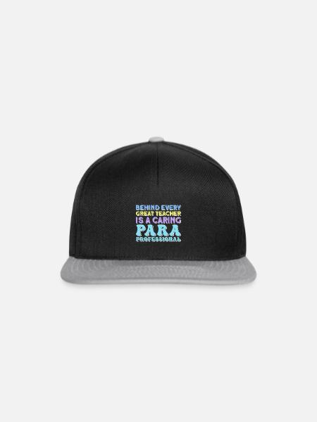 Paraprofessional - Snapback Cap - Schwarz/Grau