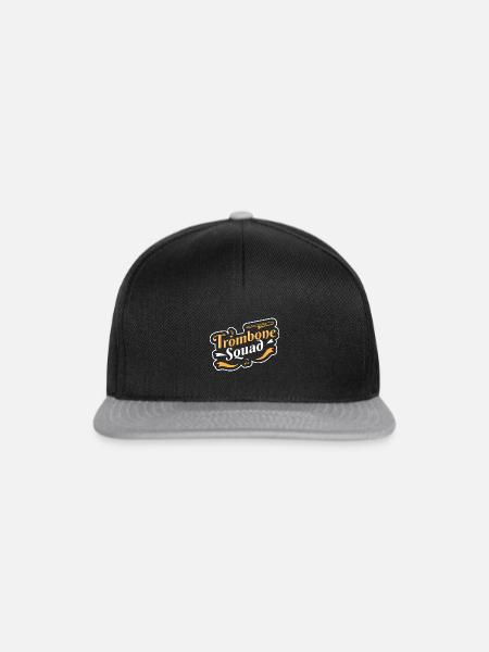 Posaune Posaunist - Snapback Cap - Schwarz/Grau