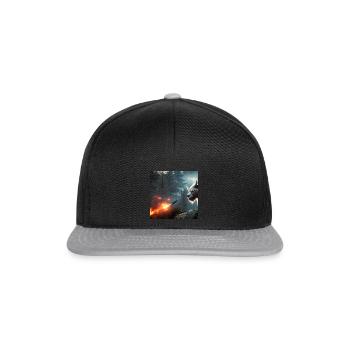 yes - Snapback Cap - Schwarz/Grau - Vorne