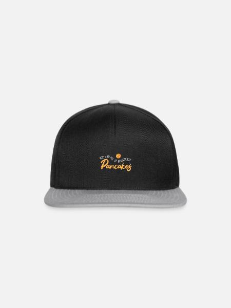 Pfannkuchen - Snapback Cap - Schwarz/Grau