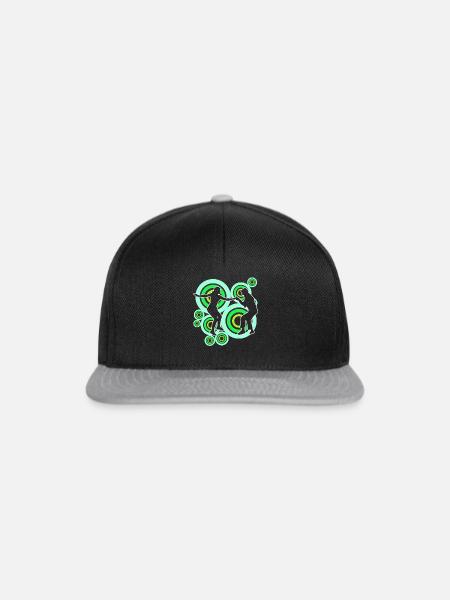 Boogie Woogie Retro Tänzer - Snapback Cap - Schwarz/Grau