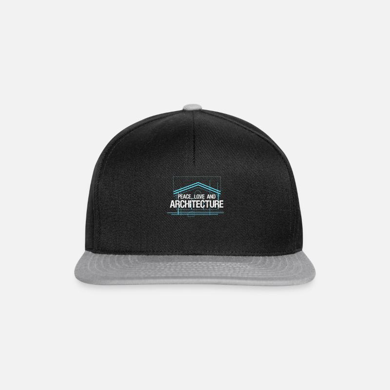 Architecte Architecure - Casquette snapback - noir/gris