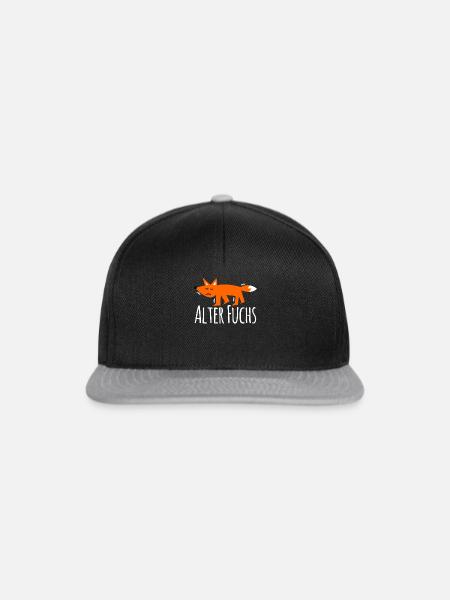 Rotfuchs alter Fuchs - Snapback Cap - Schwarz/Grau