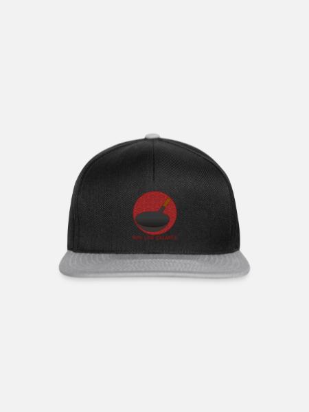 Wok Joke Pan - Snapback Cap - Schwarz/Grau