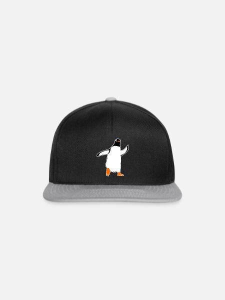 Penguin Finger Penguins - Snapback Cap - Schwarz/Grau