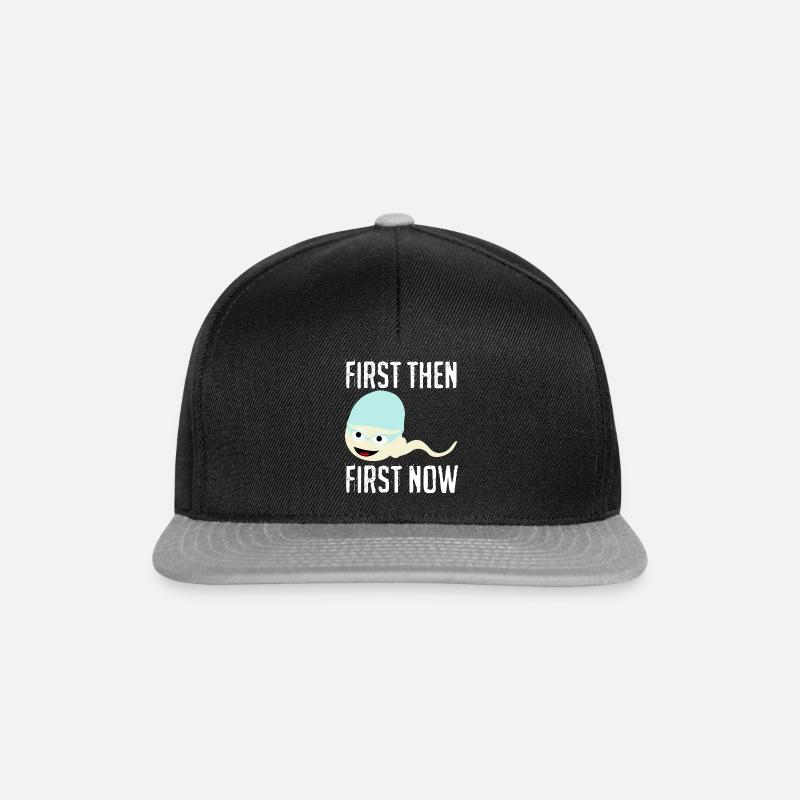 Triathlon Swimmer Swimming Sperm - Snapback Cap - black/grey