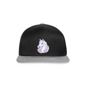 Horse Kids - Snapback Cap - black/grey - Front