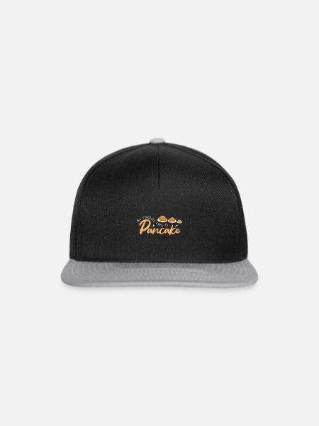 Pfannkuchen - Snapback Cap - Schwarz/Grau