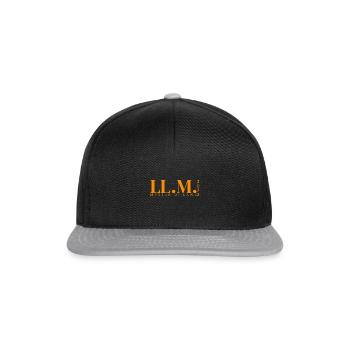 LL.M. - MAÎTRISE EN DROIT 2022 - Casquette snapback - noir/gris - Devant