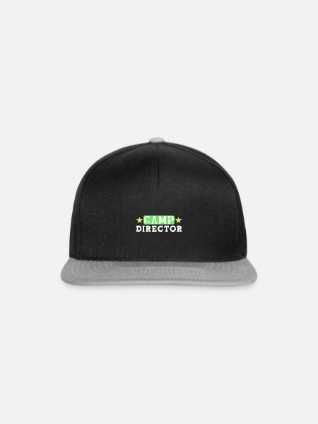 Zeltlager Leiter Sommercamp - Snapback Cap - Schwarz/Grau