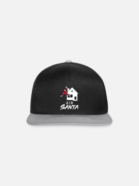 Weihnachtsmann - Snapback Cap - Schwarz/Grau