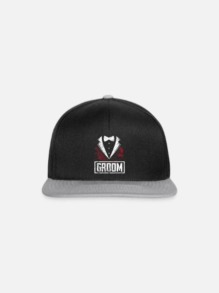 Bräutigam - Snapback Cap - Schwarz/Grau